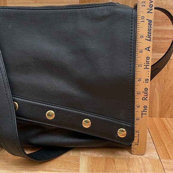 Marc Jacobs Downtown Studded Black Leather Crossbody Bag - Picture 11 of 15